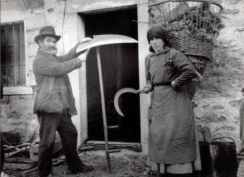 Paul Scheuermeier, Claut, stampa ai sali d'argento, CC BY-SA